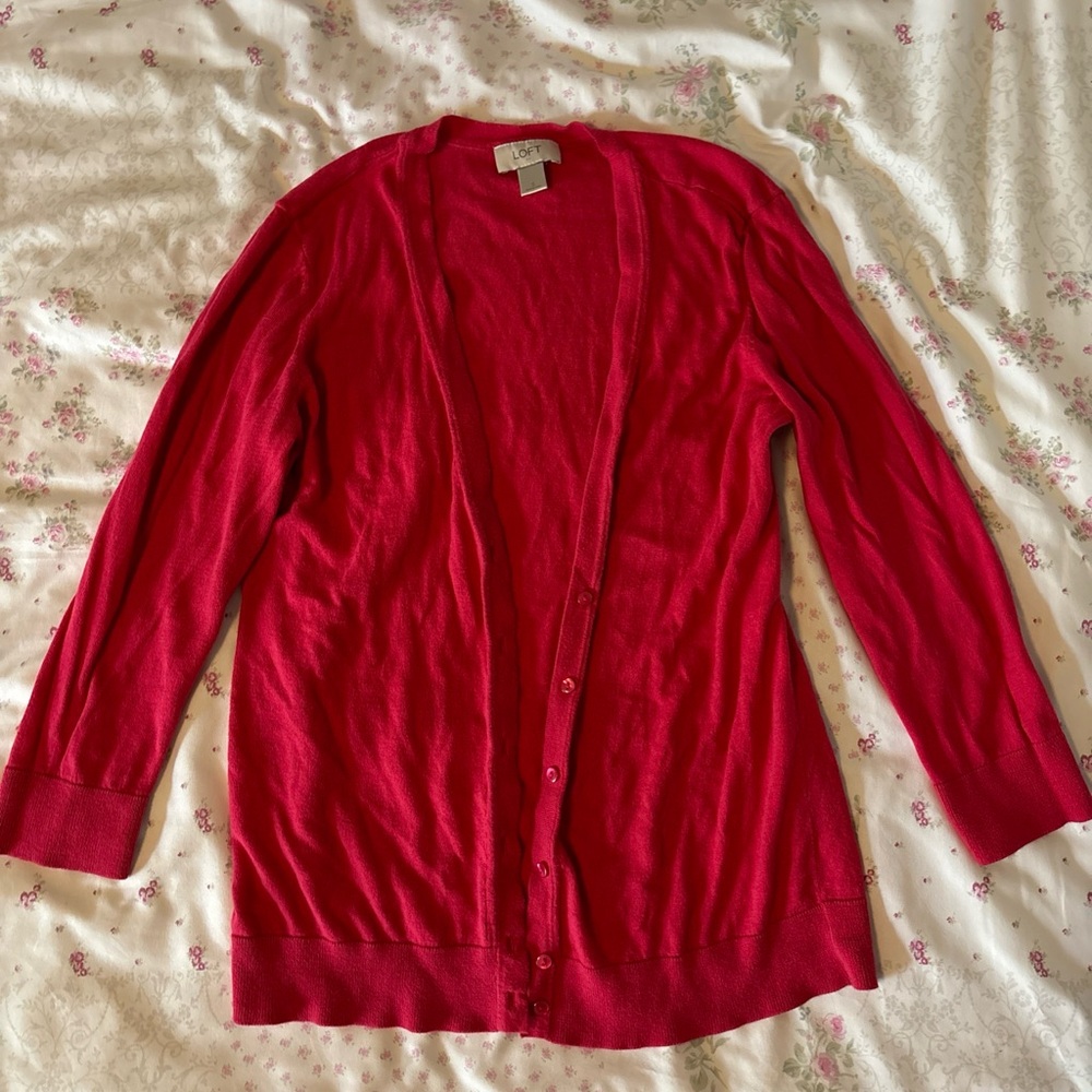 Women's Pink Cardigan Sweater